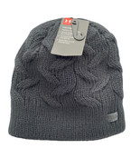 Under Armour Coldgear Women&#39;s Fleece Lined Beanie Black NWT - £14.28 GBP