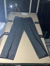 Saks Fifth Avenue Men’s 32x26 Pleated Wool Black Dress Pants Pockets Hilton - £20.12 GBP