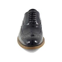 Stacy Adams Men's Dunbar Antiqued Leather Black Wingtip Oxford 25064-001 image 7