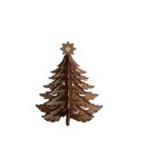 Germany 3D Laser Cut Wooden CHRISTMAS TREE Wood Craft Centerpiece Decora... - $196.15 MXN