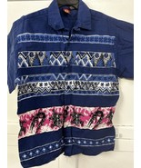 Vintage Hang Ten Surf Style Button-Down Shirt - Retro Beachwear Vibes - ... - $20.30 CAD