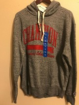 Mens Champion Special Edition hoodie NWT New wtith tags Large L Gray - $27.09