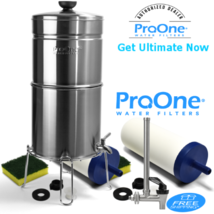 ProOne BIG Plus Brushed Stainless steel 2-7 inch filter with 7.5 inch Spigot - £276.59 GBP