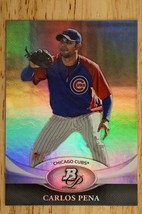 2011 Bowman Platinum Carlos Pena #81 Baseball Card Refractor Chicago Cubs - $9.89