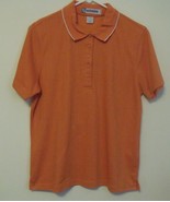 Extreme Orange White Trim Short Sleeve Polo Shirt Women Size XL NWOT - £12.70 GBP