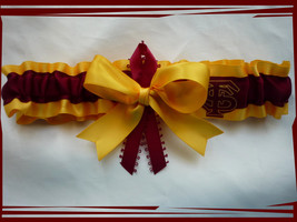 Florida Sate Seminoles Gold Satin Ribbon Wedding Garter Toss - £11.72 GBP