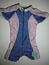 American Girl Gymnastics Jumpsuit Jogging Suit 2008 Purple &amp; Blue Zip-Up... - $10.00