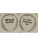 HEART - VINTAGE OLD ANN WILSON 1996 OLYMPICS CANCELLED SHOW GUITAR PICK - $10.00