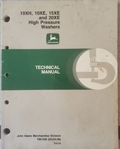 John Deere TM1536 Technical Manual High Pressure Washers 1992 - £22.09 GBP