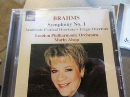 Brahms Symphony No. 1 London Philharmonic Marin Alsop  cd - £23.91 GBP
