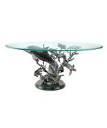 Metal and Glass Dolphin Seaworld Coffee Table - £3,228.65 GBP