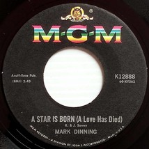 Mark Dinning - A Star Is Born (A Love Has Died) / You Win Again [7&quot; 45 rpm] - £2.71 GBP