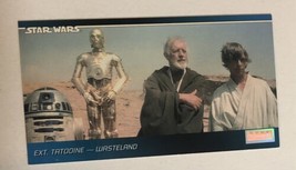Star Wars Widevision Trading Card  #36 Luke Skywalker Obi Wan Kenobi - £1.94 GBP