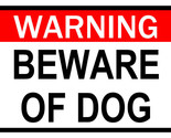 Warning beware of dog thumb155 crop