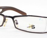 SX Eyewear SX130 Brown RARE EYEGLASSES GLASSES METAL FRAME 49-17-135mm I... - $39.60