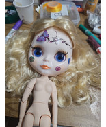 BlytheDoll customized with outfit and stand changing eyes Doll stand blo... - $97.29 CAD