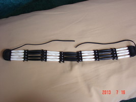 Handmade Bone & Horn Choker Necklace with Hematite - for Men - Black and White - $49.99