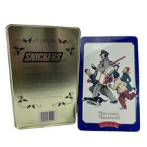Snickers Limited Edition 1996 Tin Norman Rockwell Christmas Holiday Decor - £5.84 GBP