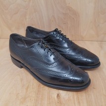 O&#39;SULLIVAN Men’s Oxfords Size 9.5 D Black Wingtip Leather Dress Shoes - £30.10 GBP