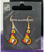 NHL Ottawa Senators  Dangle Earrings Sports Hypo-Allergenic Offiicially ... - $17.50