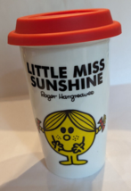 2014 Little Miss Sunshine Ceramic Travel Mug W/ Silicone Lid Roger Hargreaves - £13.69 GBP