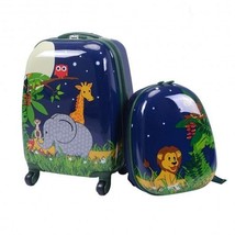 2 Pieces 12 Inch and 16 Inch Kids Carry on Suitcase Rolling Backpack Sch... - $104.97