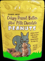 2 Pack Trader Joe’s Crispy P EAN Ut Butter Filled Milk Chocolate P EAN Uts 4.94 Oz - £15.51 GBP