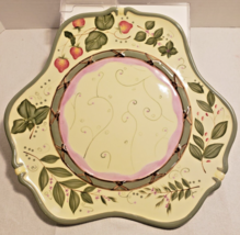 PARTYLITE GARDEN LITES CANDLE GARDEN TRAY/SERVING PLATTER + ORIGINAL BOX... - $14.99