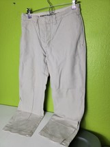 Abercrombie &amp; Fitch Khaki Pants Biege Y2k A&amp;F Womens Size 4  - £22.41 GBP