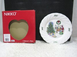 1998 Nikko Collector Plate, Chestnuts Roasting On A Open Fire, Sixth Edi... - $12.25