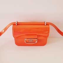 Coach CR287 Jelly Morgan Square Small Crossbody Handbag Miami Red - $120.54