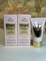 2 X Too Faced Plump and Prime Luxury Face Plumping Primer Serum = .48oz ... - $19.75