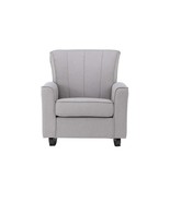 Denzell Rocking Chair, Light Gray Linen - $10,804.47 MXN