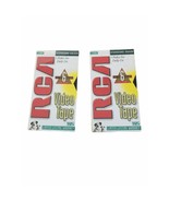 RCA VHS Video Tape T-120H NEW Standard Grade up to 6 Hours of Play Lot of 2 - £10.51 GBP