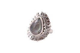 925 Sterling Silver Genuine Abalone Shell Handmade Antique Sz 4-12 Ring RS-1375 - £46.26 GBP
