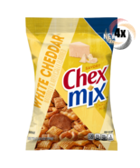 4x Bags Chex Mix White Cheddar Flavor Savory Assorted Snack Mix | 3.75oz - €20,21 EUR