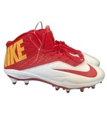 Nike Alpha Pro Red White Orange Kansas City Chiefs Football Cleats Size ... - £119.22 GBP