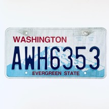  United States Washington Evergreen State Passenger License Plate AWH6353 - $16.82