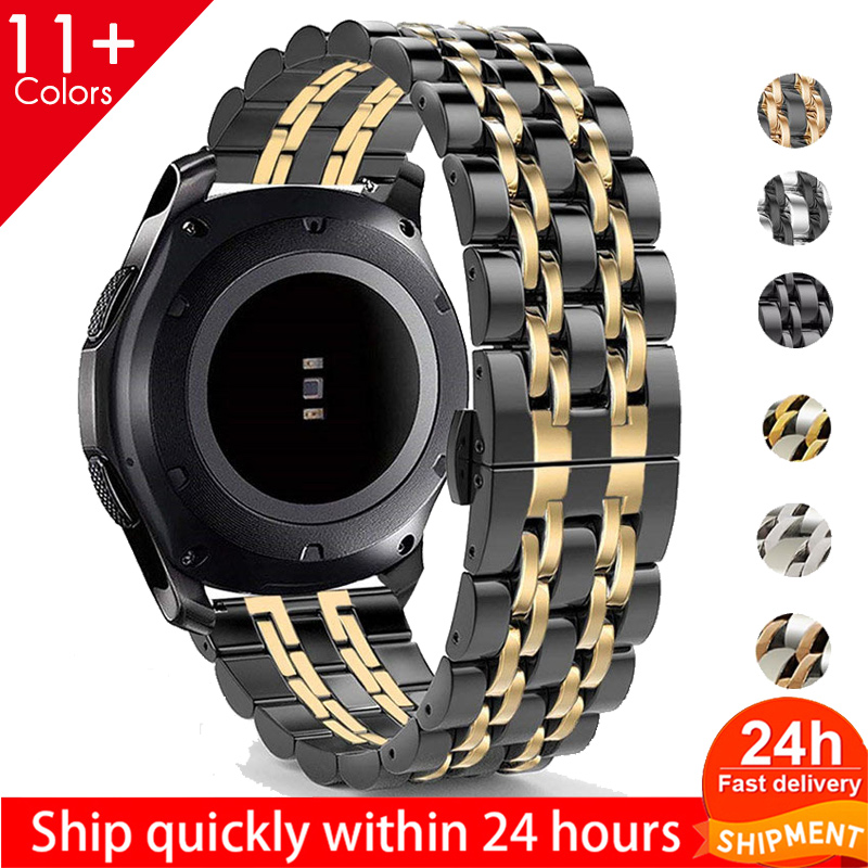 For Samsung Galaxy Watch 22mm 20mm 24mm Strap Band S3 Band Watch 3 42 46mm Activ - $10.43 - $17.46