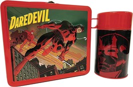 Marvel - DAREDEVIL Retro Style Metal Lunch Box &amp; Beverage Container - £22.84 GBP