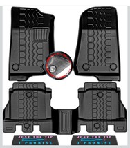 3D Front &amp; Rear Floor Mats Liner for 2018-2025 Jeep Wrangler JL 4-Door A... - $1,300.64 MXN