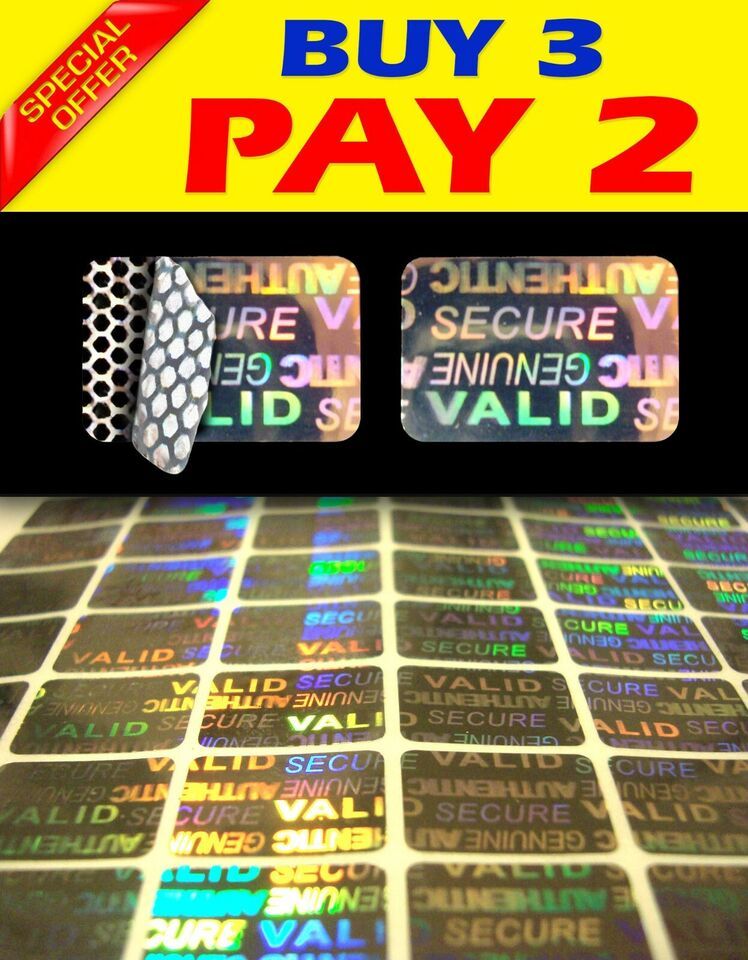 585 HOLOGRAM TAMPER PROOF SECURITY WARRANTY VOID STICKER LABEL SEALS 0.4... - $15.90