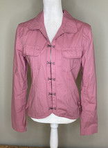 Triple Five Soul Women’s Clasp Front jacket Size M In pink J2 - £20.65 GBP