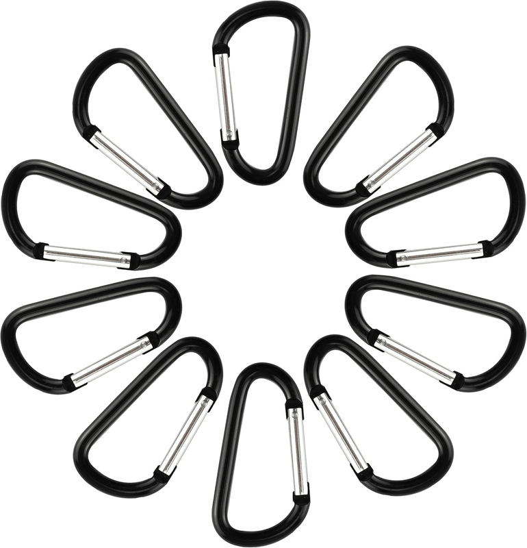 SWATOM Aluminum Carabiner Clip Snap Hook Keyring 1.5/1.9/2.2/2.4/2.8 Inch Carabi Item image 3