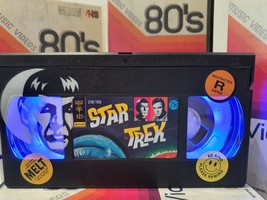 Star Trek Spock VHS Lamp With Airbrushed Artwork ,Top Quality!Amazing Gift  - £34.70 GBP