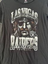 Las Vegas Raiders Black T-shirt Large 14/16 Kids Raider Pirate - $4.91