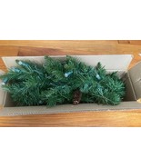 Brookstone 3 Ft Holiday Pine Pinecones Garland LED Lights w/Timer NIB Wa... - $512.21 MXN