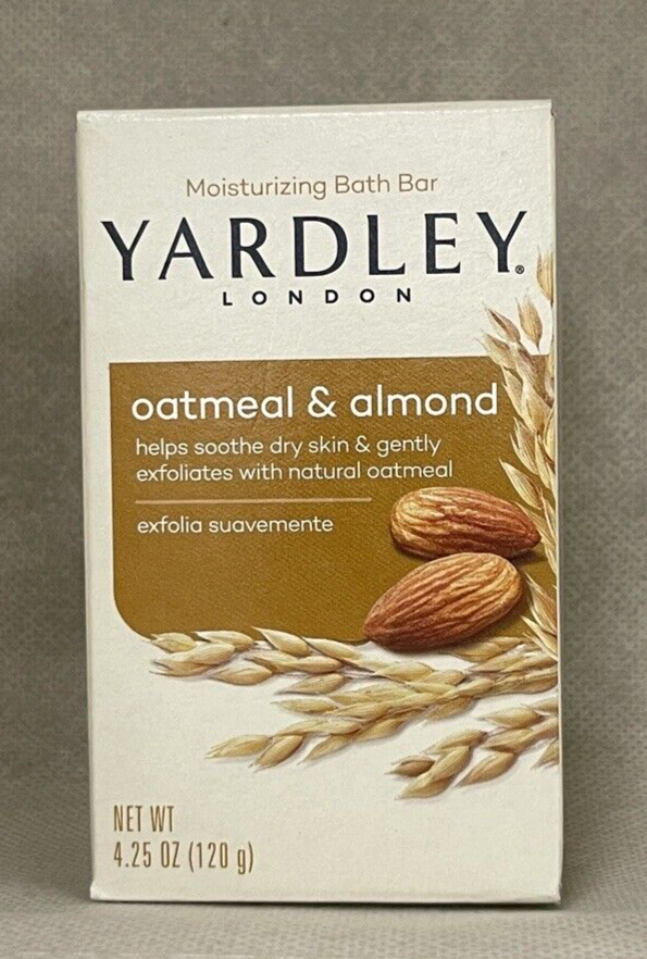 Primary image for Yardley London Bath Bar Soap 4.25 oz, 1-bar OATMEAL & ALMOND
