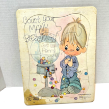 Vintge 1979 Precious Moments Jonathan and David Count Your Many Blessings Puzzle - £12.25 GBP