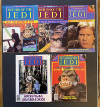 1983 Star Wars: Return of the Jedi Foldout Poster Book &amp; Compendium Lot of 5 New - £27.35 GBP